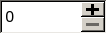 Spinbox with the plus and minus symbols