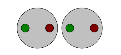 Two knobs that respond to touch input